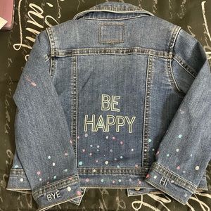 Cat & Jack “Be Happy” Denim Jacket